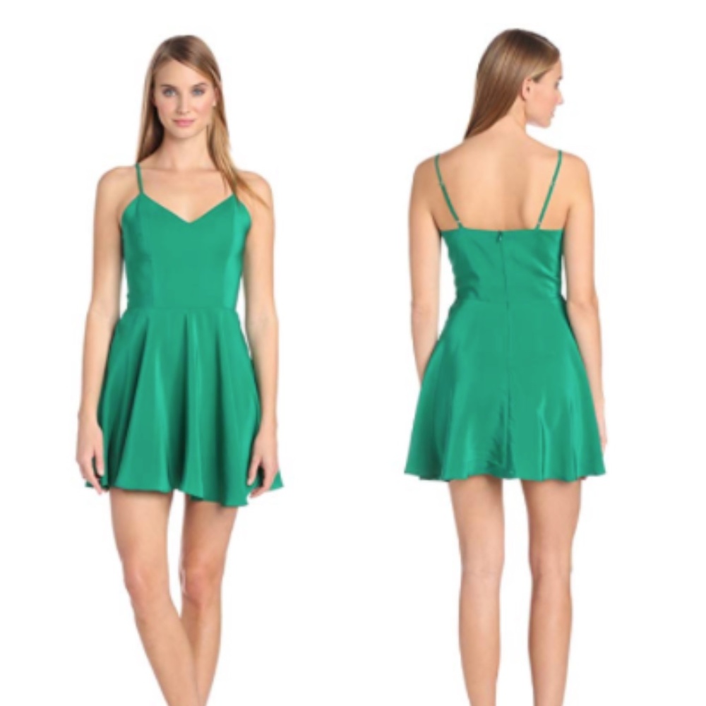 Amanda Uprichard Emerald Dress